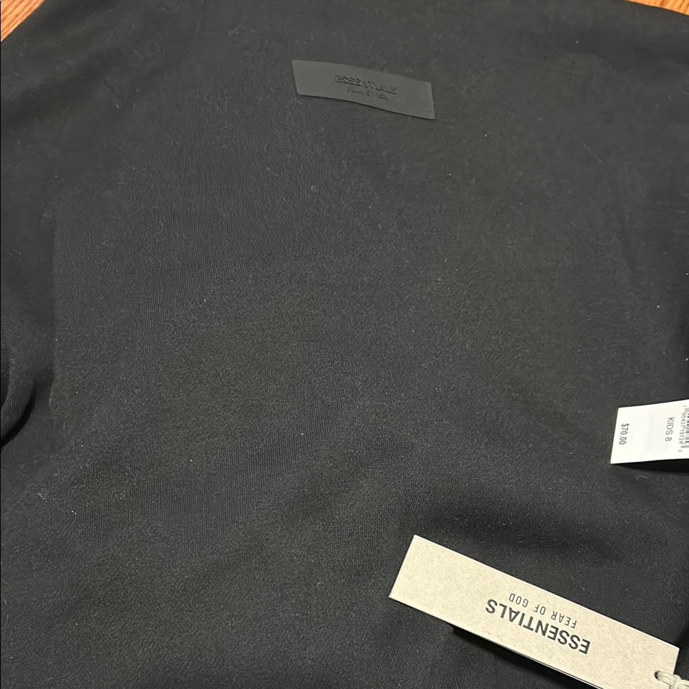 Fear of God Black Minimalist Hoodie